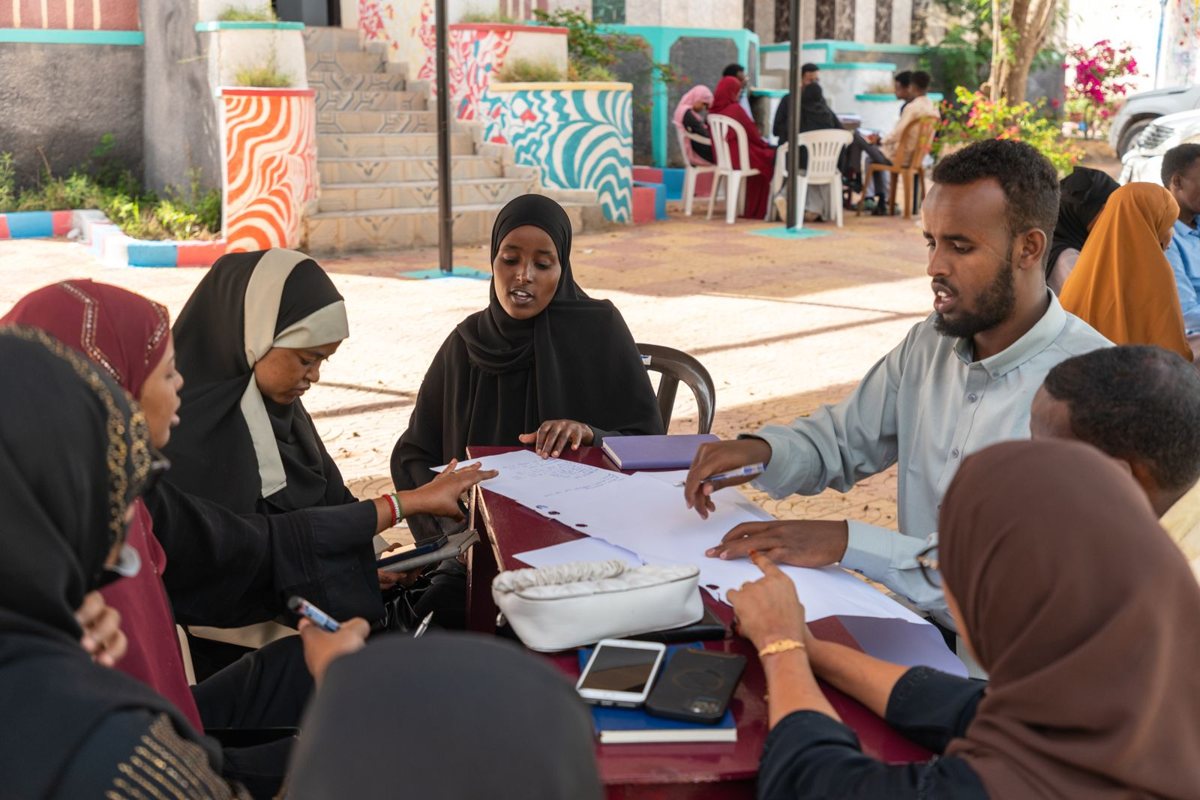 Young people in a YEEL class in Hargeisa