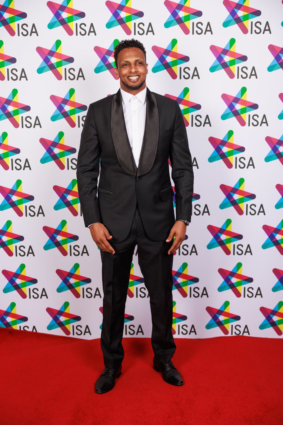 On the red carpet at the International Somali Awards 2025