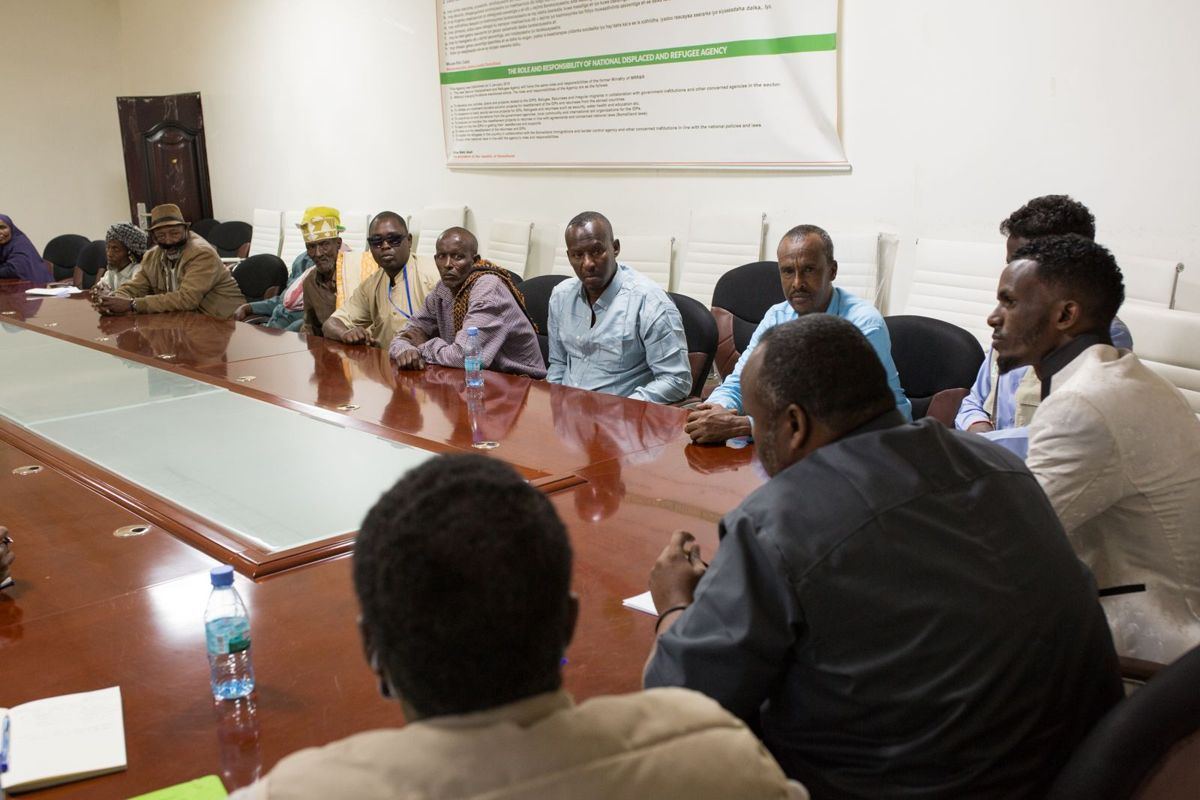 A community committee meeting