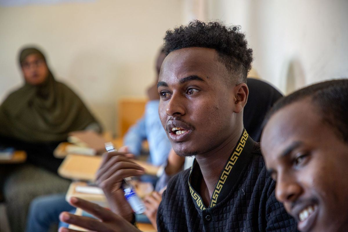 An entrepreneurship class in Burao