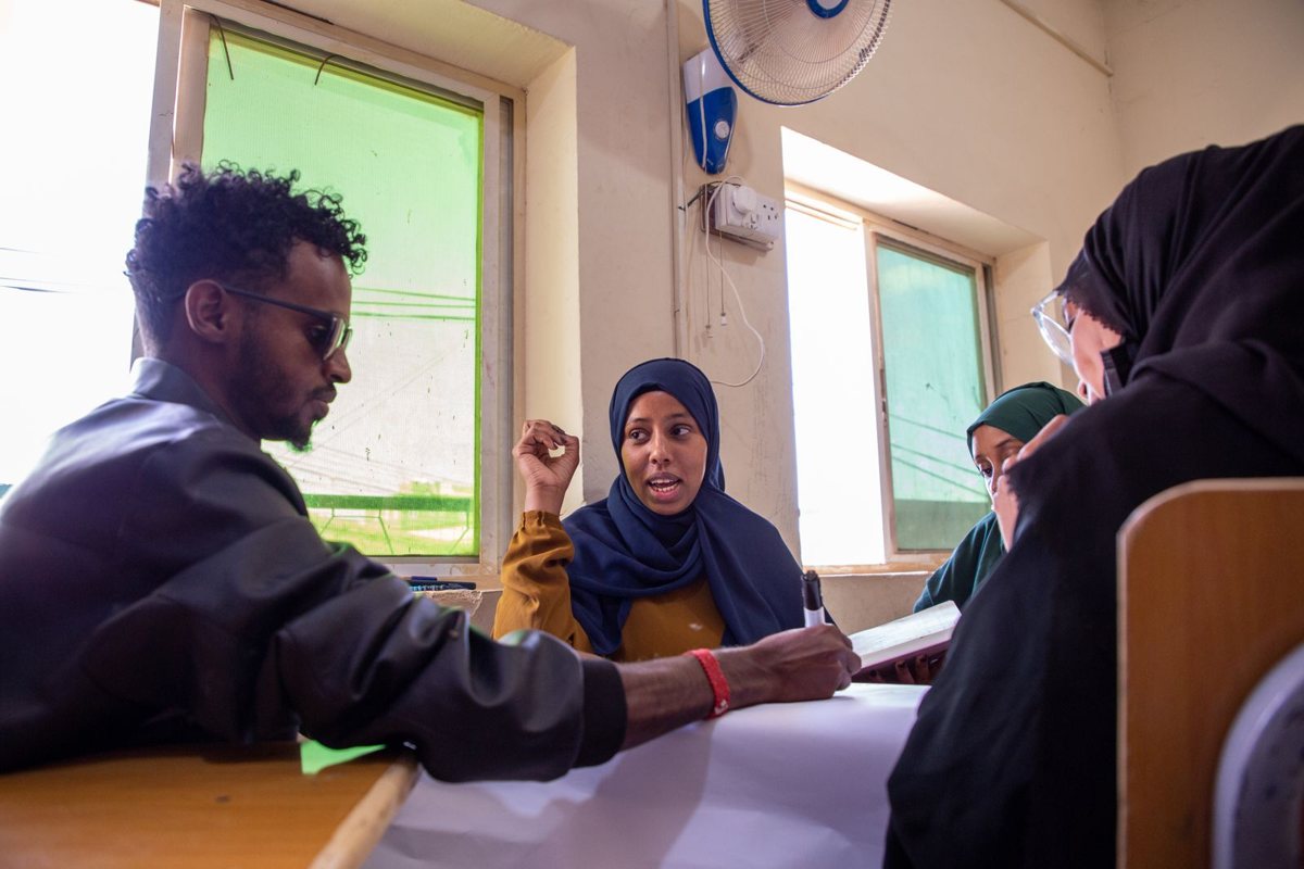 Participants in an entrepreneurship class in Burao