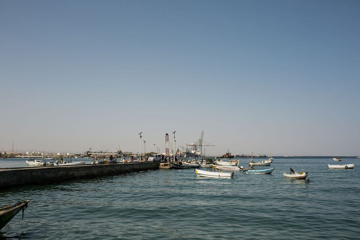 Fishery work in Berbera