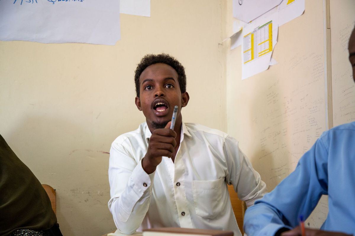 An entrepreneurship class in Burao
