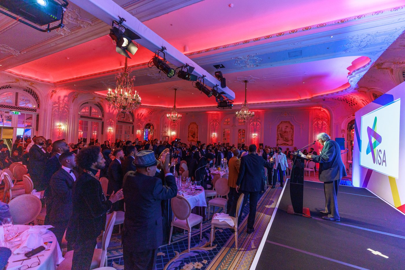 Guests in the ballroom at the International Somali Awards 2025