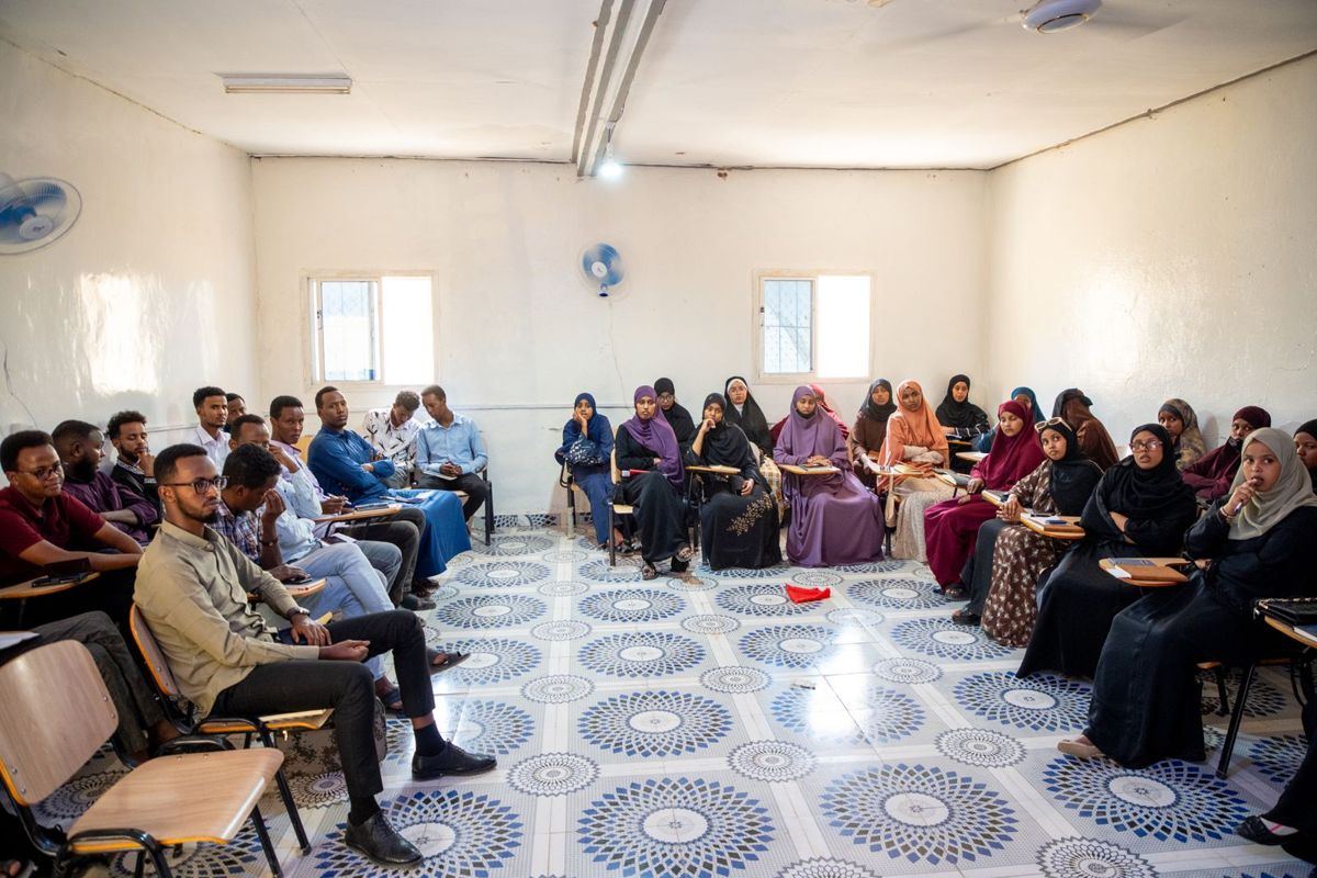 An entrepreneurship class in Burao